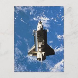 Space Shuttle Orbiting Earth 2 Postcard