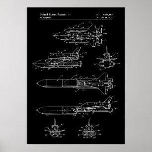 Space Shuttle Patent Poster