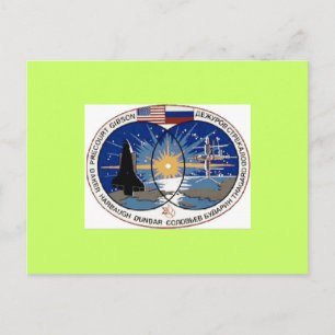 SPACE SHUTTLE POSTCARD
