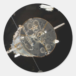 Space Shuttle SkyLab Classic Round Sticker