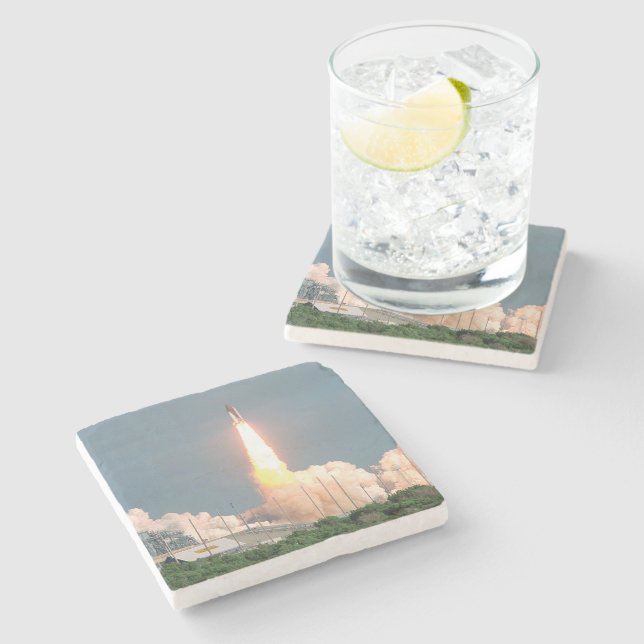 Space Shuttle Stone Coaster (Side)