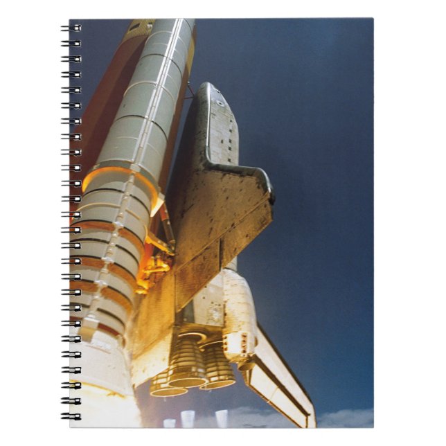 Space shuttle take off spiral notebook (Front)