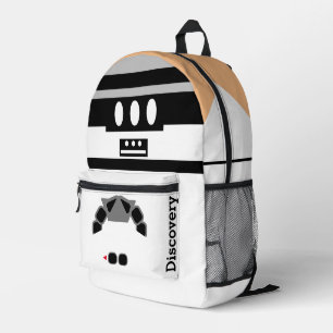 Space Shuttle Themed Printed Backpack