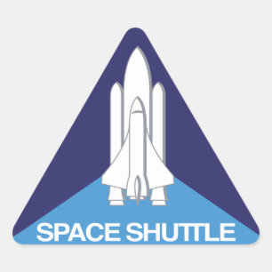 Space Shuttle Triangle Sticker