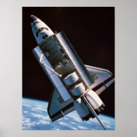 Space Shuttle with Open Cargo Bay
