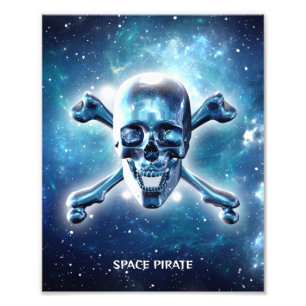 Space skull. Customized Photo Print