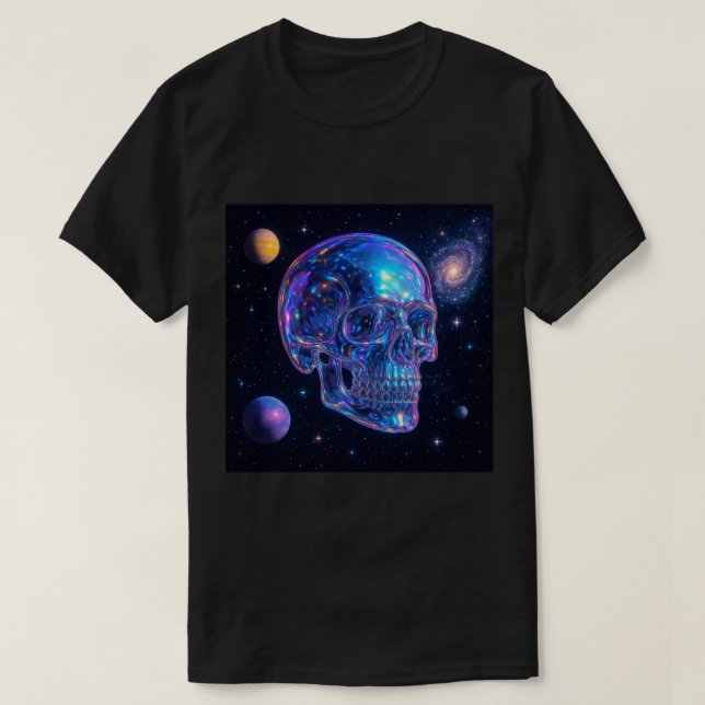 Space Skull T-Shirt (Design Front)