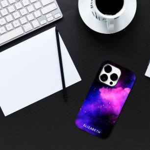 Space Sky Nebula Custom Name Case-Mate iPhone 14 Pro Case