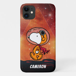SPACE   Snoopy Geometric Moon Walk Case-Mate iPhone Case