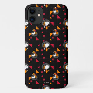 SPACE   Snoopy Space Suit Black Pattern Case-Mate iPhone Case