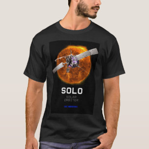 Space solar orbiter cosmos telescope black men's T-Shirt