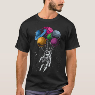 Space Solar System Planets Spaceman Astronaut Spa T-Shirt