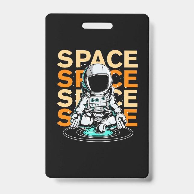 Space Space Astronaut ID Badge (Front)