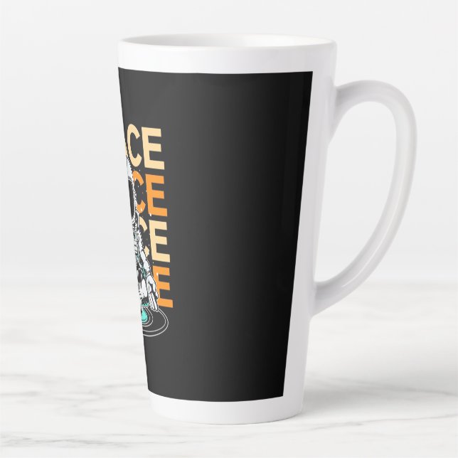 Space Space Astronaut Latte Mug (Right)
