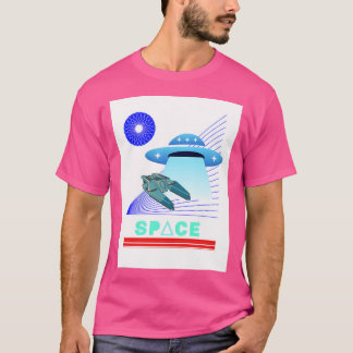 Space Spaceship With Spacecraft T-Shirt