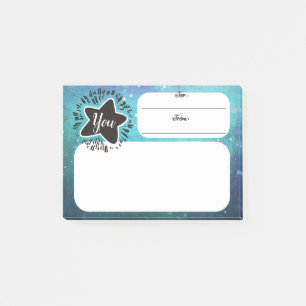 space star kudos employee recognition post-its post-it notes