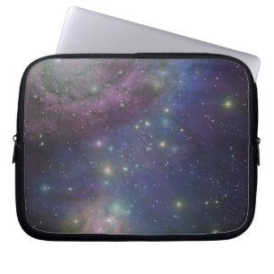 Space, stars, galaxies and nebulas laptop sleeve