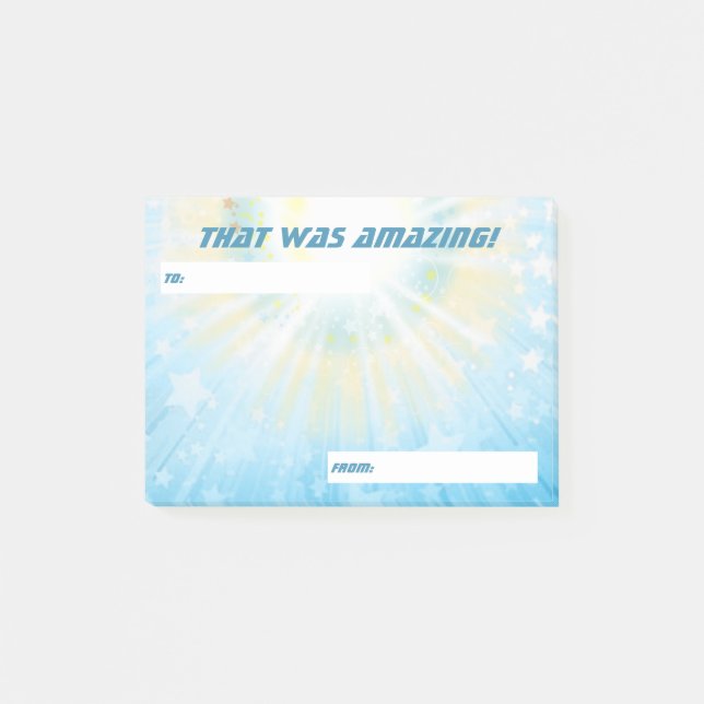 space stars kudos employee recognition post-its post-it notes (Front)