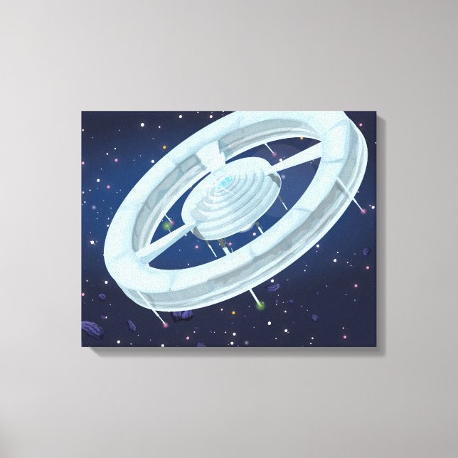Space Station Canvas Print (Front)