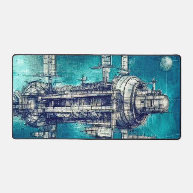Space station desk mat (Front)