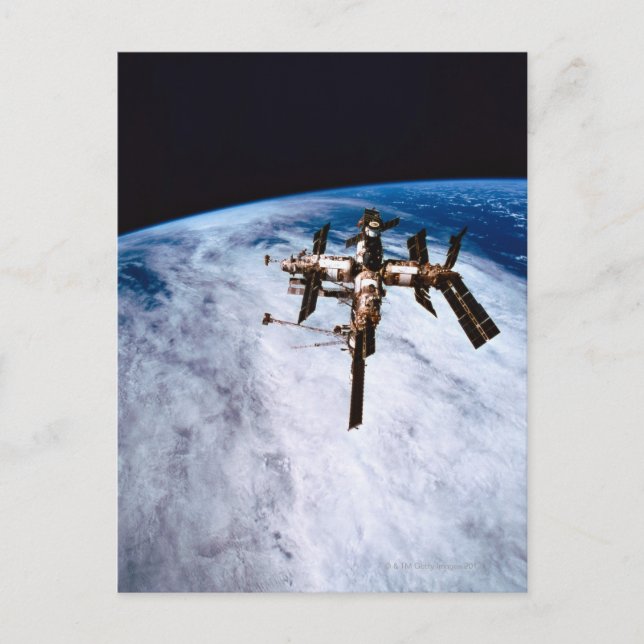 Space Station in Orbit 11 Postcard (Front)