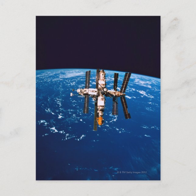 Space Station in Orbit 5 Postcard (Front)
