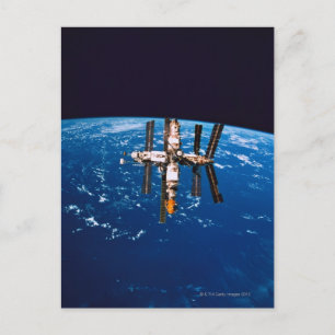 Space Station in Orbit 5 Postcard