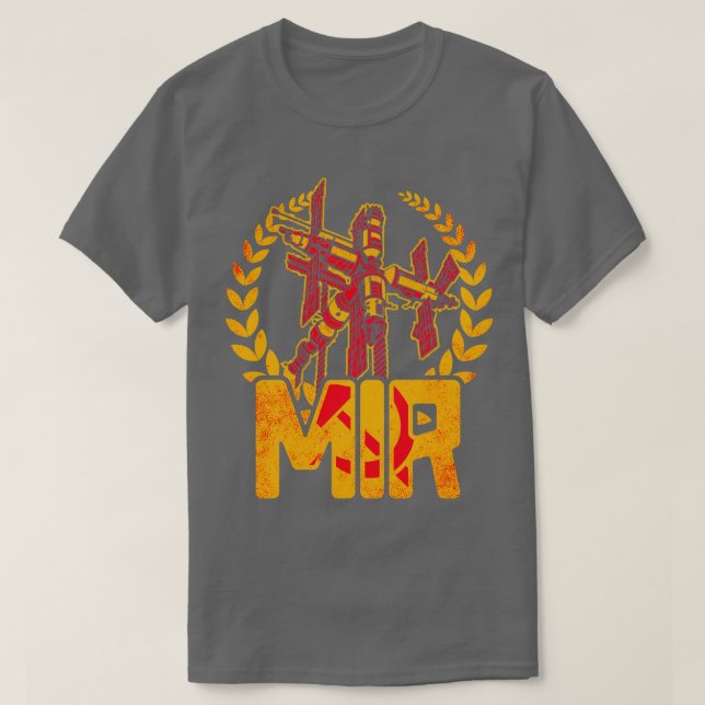 Space Station Mir 4 T-Shirt (Design Front)