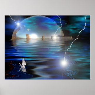 Space storm poster