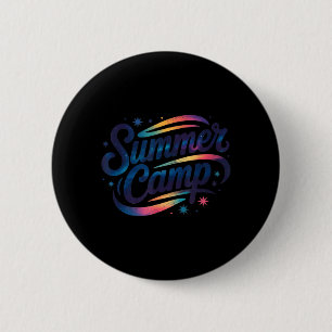 Space Summer Camp Director Camping School Besties 6 Cm Round Badge