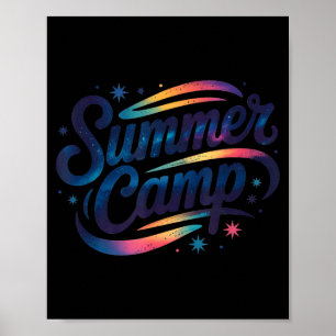 Space Summer Camp Director Camping School Besties Poster