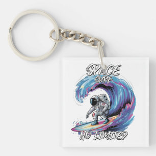 Space surf no limited shirt key ring