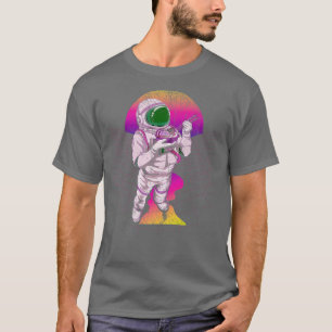 Space Synthwave Vaporwave Ramen Noodles 90s Art As T-Shirt