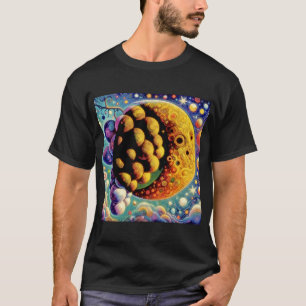 Space & the Abstrat & the moon #4 T-Shirt