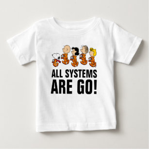 SPACE   The Peanuts Gang Baby T-Shirt