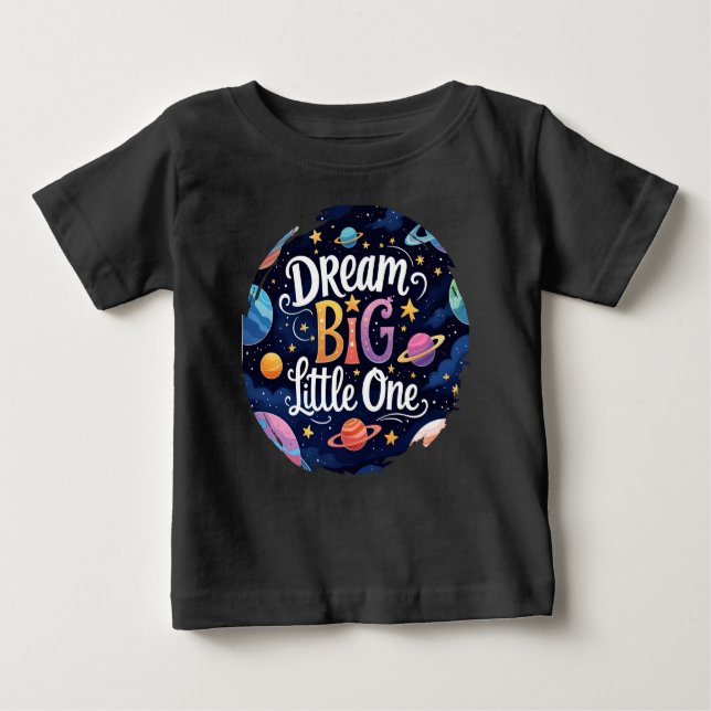 Space-Themed Kids' T-Shirt  (Front)