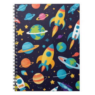 Space themed  notebook