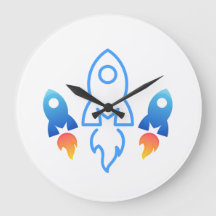Space Themed Wall Clock