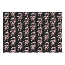 Space Themed Wrapping Paper Set