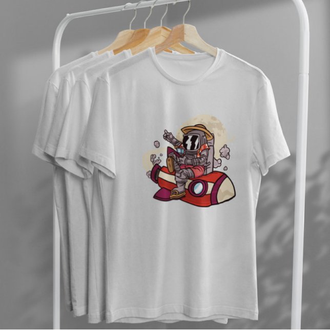 Space Tourist Illustration   T-Shirt (Creator Uploaded)