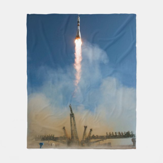 Space Travel Fleece Blanket (Front)