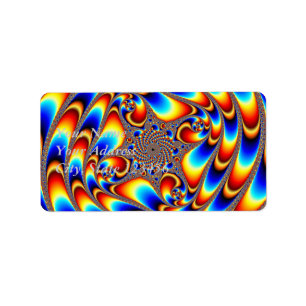 Space Travel - Fractal Label