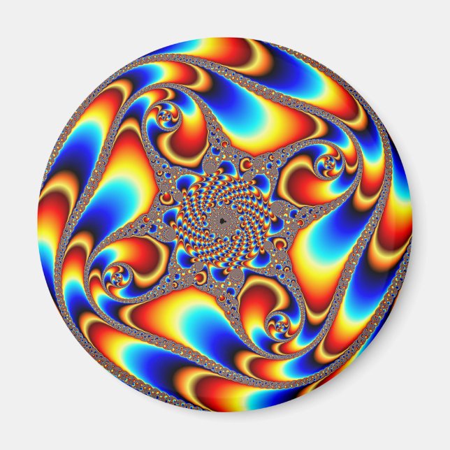 Space Travel - Fractal Magnet (Front)