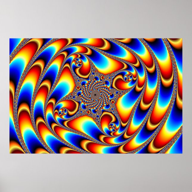 Space Travel - Fractal Poster (Front)