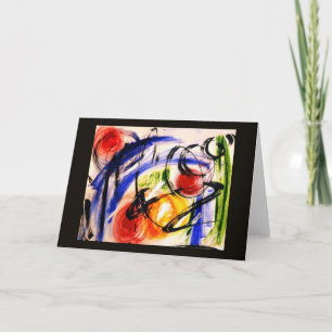Space Travel Greeting Card