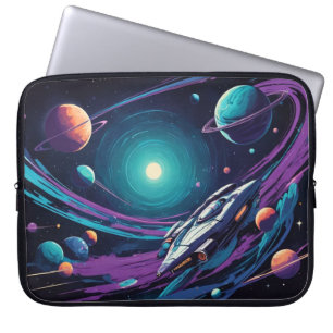 space travel laptop sleeve