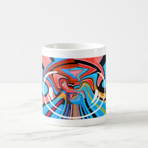 Space travel portal art coffee mug