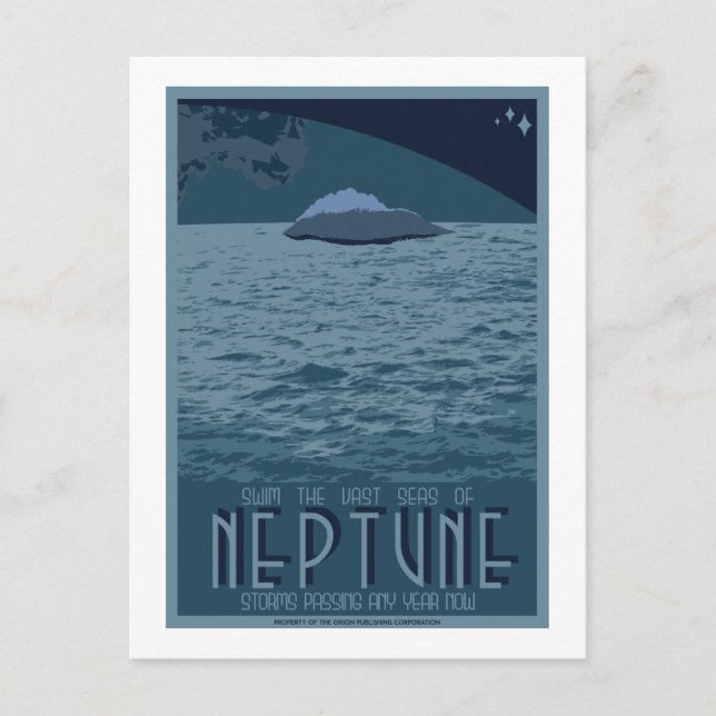 Space Travel Postcard (Front)