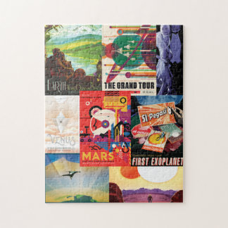 Space Travel Poster Jigsaw Puzzle