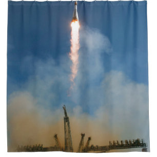 Space Travel Shower Curtain